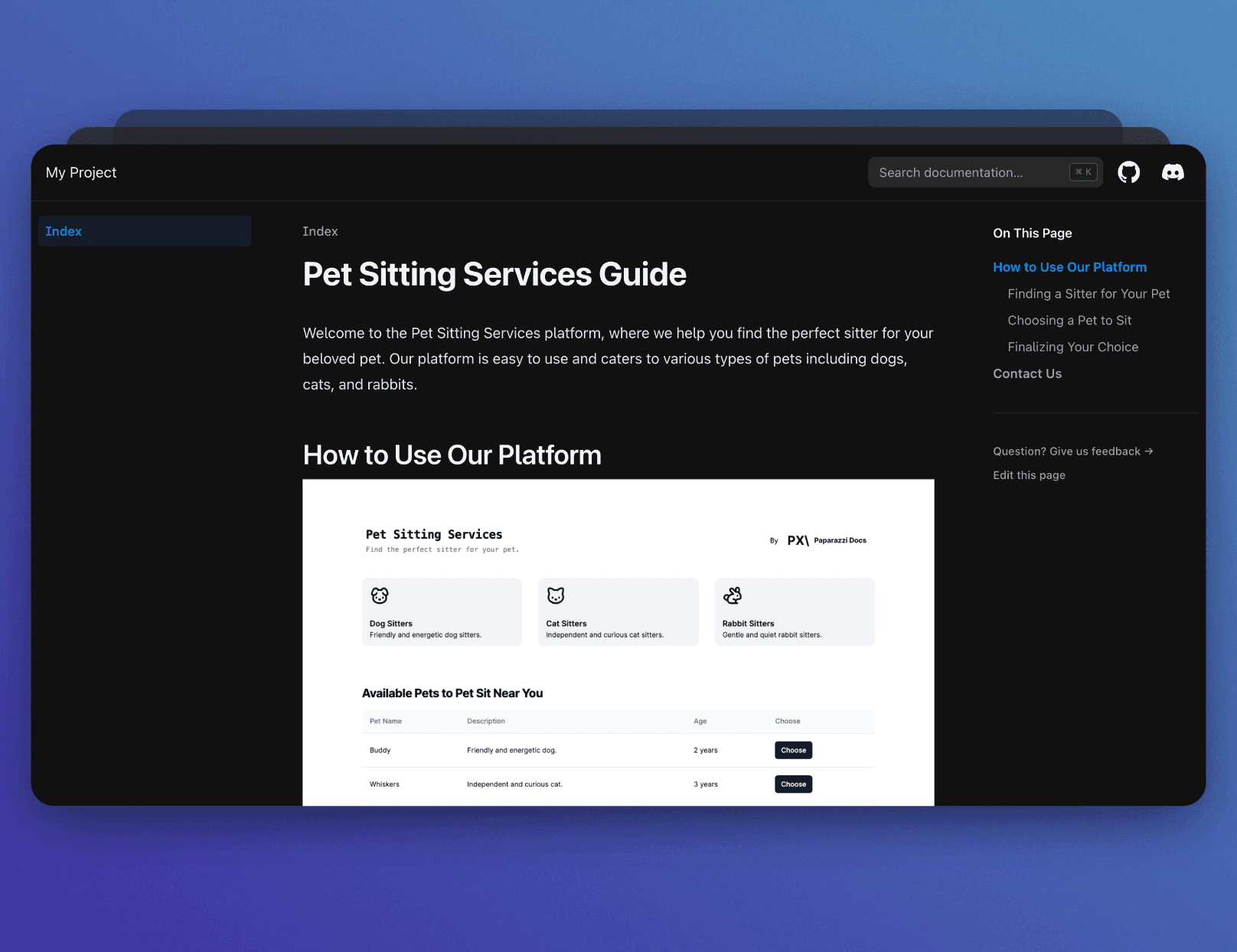 Product screenshot